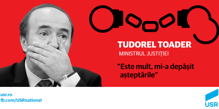 USR cere demisia ministrului Tudorel Toader