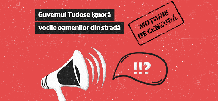 USR susține moțiunea de cenzură împotriva Guvernului Tudose