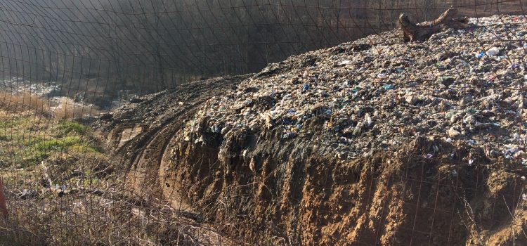 Un dezastru care nu poate fi oprit. Parlamentari USR au vizitat groapa de gunoi de la Măldărești