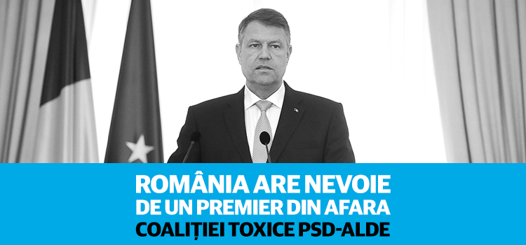 USR va solicita președintelui Iohannis să propună un premier din afara coaliției toxice PSD-ALDE