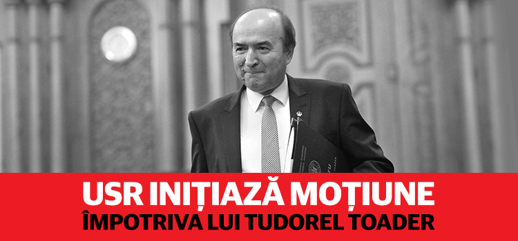 USR inițiază moțiune împotriva lui Tudorel Toader
