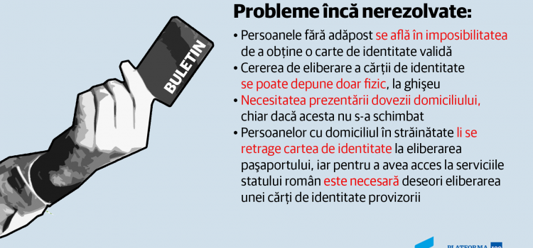 Comisia de tăiat hârtii propune soluții pentru obținerea cărții de identitate de către persoanele fără adăpost