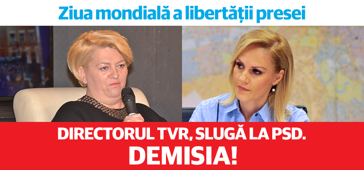Presiunile editoriale din televiziunea publică sunt inacceptabile. Cerem demisia directorului general!