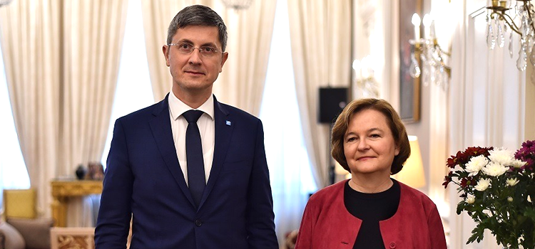 Președintele USR a avut o întrevedere cu ambasadorul francez și ministrul pentru Afaceri Europene din Franţa