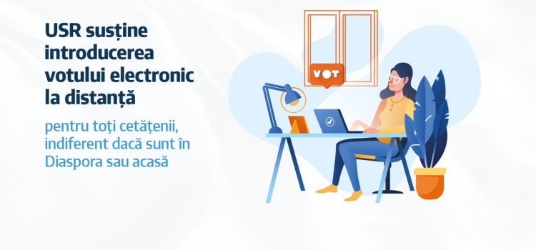 USR a depus un proiect de lege privind organizarea și desfășurarea votului electronic la distanță