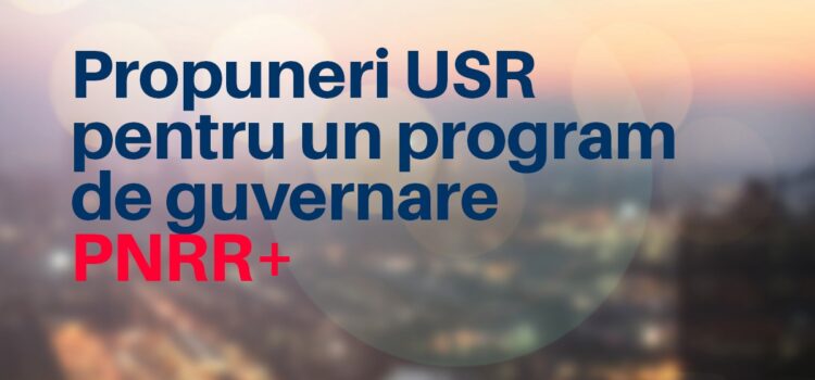 USR merge la consultări cu propunere de premier și program de guvernare